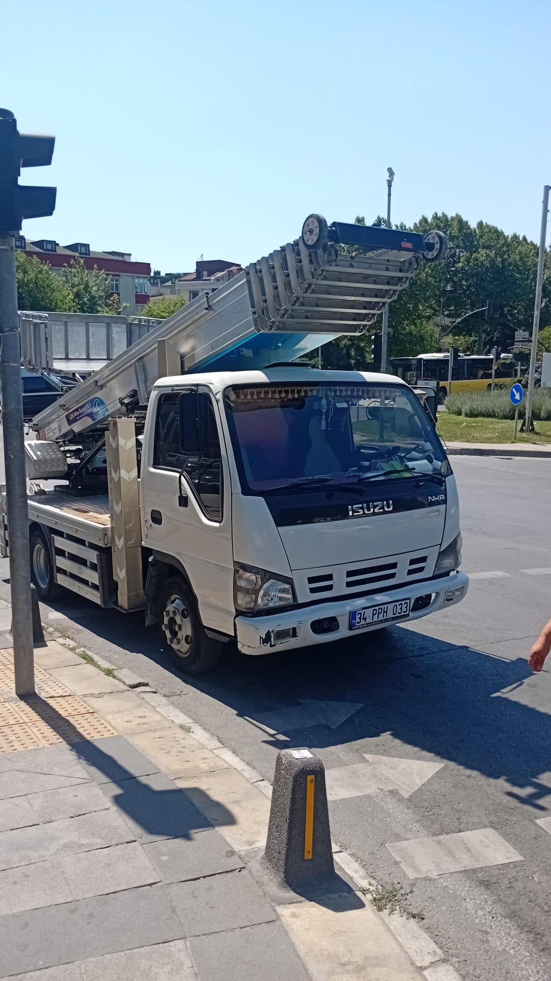 Asansörlü nakliyat için mobil eşya asansörü aracı - İstanbul